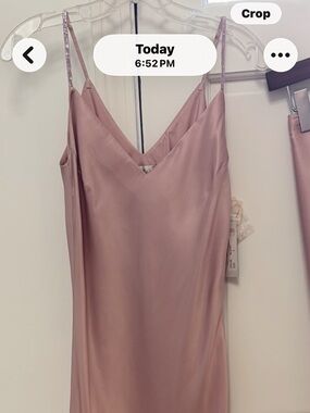 Elegant Silk slip dress, evening gown